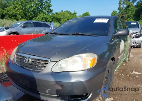 2007 Toyota Corolla Ce from USA, damaged, VIN 2T1BR32E17C722571